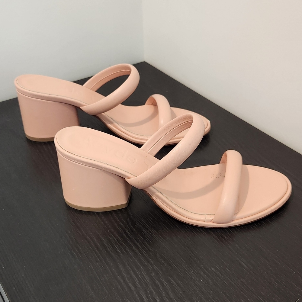 Aeyde pink sandals